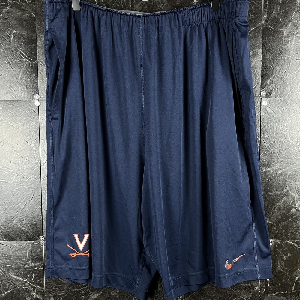 Nike Men's Navy Dri-Fit UVA Running Shorts XL